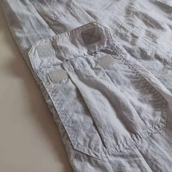 Drawstring-hem Parachute Maxi Skirt - Picture 6 of 16